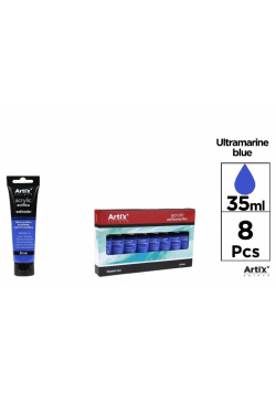 Farba akrylowa ultramaryna 35ml (8szt)