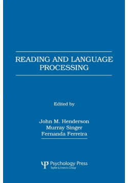 Reading and Language Processing