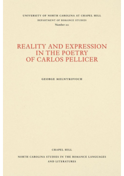 Reality and Expression in the Poetry of Carlos Pellicer