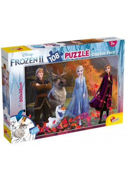 Puzzle dwustronne Plus 108 Frozen 2