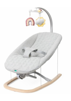 Leżaczek Zen Wave wooden grey do 9kg