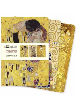 Zestaw 3 notatników MIDI Gustav Klimt