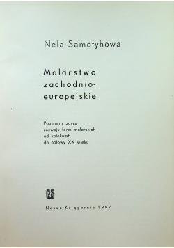 Malarstwo zachodnioeuropejskie