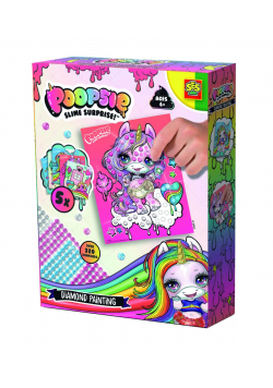 Kreatywna zabawa - Wyklejanie diamencikami Poopsie