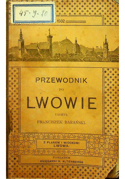Przewodnik po Lwowie ok 1902 r.
