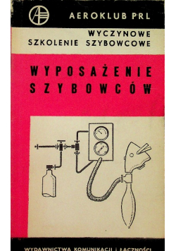 Wyposażenie szybowców