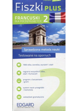 Francuski Fiszki PLUS dla początkujących 2 NOWA