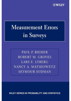 Measurement Errors in Surveys