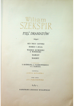 Pięć dramatów