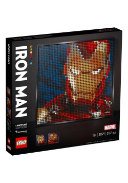 Lego ART 31199 Iron Man z wytwórni Marvel Studios