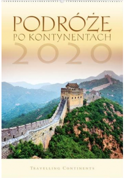 Kalendarz 2020 Reklamowy Podróże po konty. RW15
