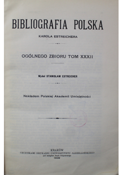 Bibliografia Polska Cz 3 tom XII 1938 r.