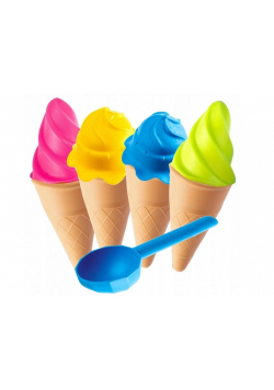 Foremki do piasku Lody