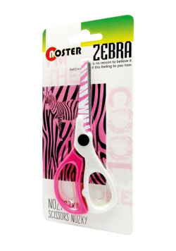 Nożyczki Zebra W-070 blister NOSTER