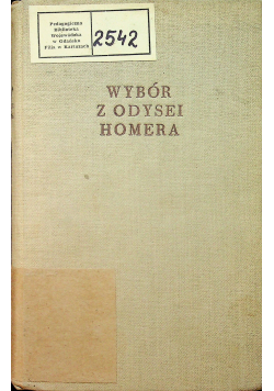 Wybór z Odysei Homera