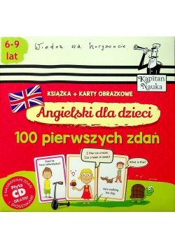 Angielski dla dzieci 100 pierwszych zdań  Książka plus Karty obrazkowe