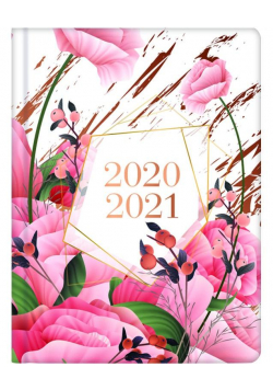 Kalendarz książkowy 18M 2020/2021 Dzika róża ALBI