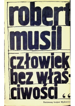 Człowiek bez właściwości Tom 4