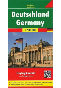 Mapa samochodowa - Niemcy 1 :  500 000