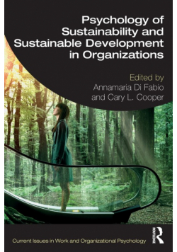 Psychology of Sustainability and Sustainable Development in Organizations