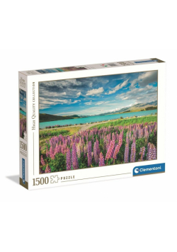 Puzzle 1500 HQ Lupins at Lake Tekapo 31728