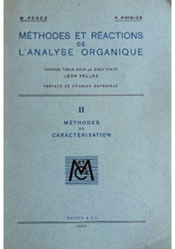 Methodes et reactions II