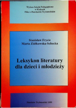 Leksykon literatury dla dzieci i młodzieży