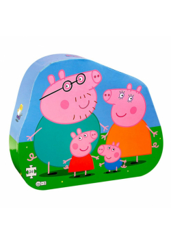 Puzzle 24 Świnka Peppa. Rodzina