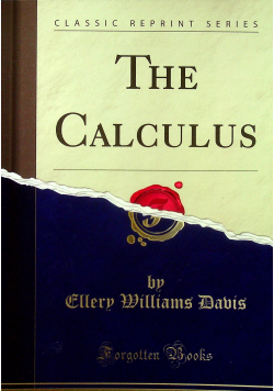 The Calculus Reprint 1914 r