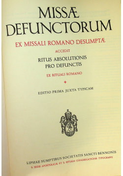 Missae defunctorum