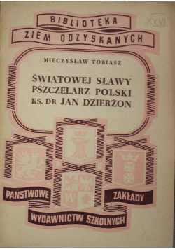 Światowej sławy pszczelarz polski ks dr Jan Dzierżon 1948 r