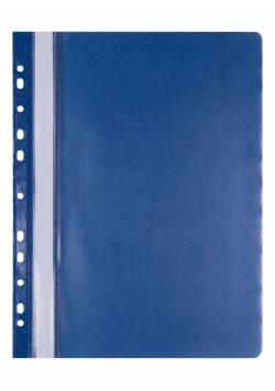 Paczka skoroszyt A4 Office Products PP miękki wpinany granatowy 25 sztuk