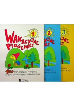 Wakacyjne piosenki 3 tomy