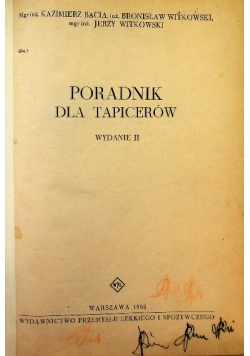 Poradnik Tapicerów