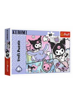 Puzzle 30 Zabawy z Kuromi Hello Kitty TREFL