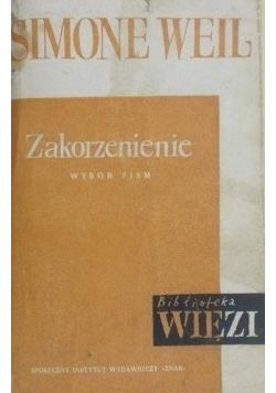 Zakorzenienie Wybór pism