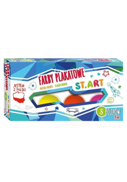 Farby plakatowe 8 kolorów 20ml St.Art