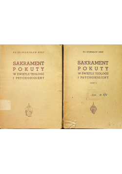 Sakrament pokuty 2 tomy