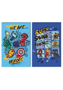 Notes A7/30K z poddrukiem Spider man (16szt)