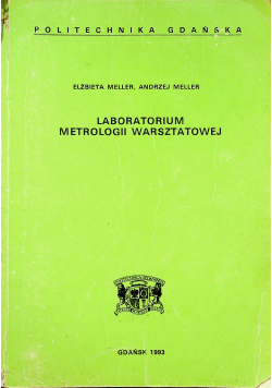 Laboratorium metrologii warsztatowej