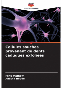 Cellules souches provenant de dents caduques exfoliées