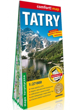Tatry laminowana mapa turystyczna 1:27 000