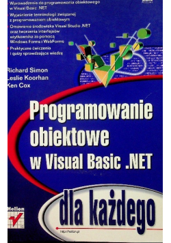 Programowanie obiektowe w Visual Basic NET