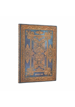 Kalendarz książkowy midi 25/26 18M Blue Luxe