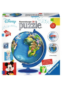 Puzzle 3D Globus Disney