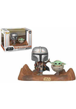 Figurka Funko Pop Moment SW Mandalorian&Child