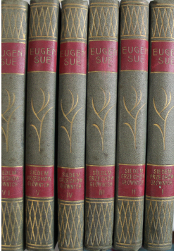 Siedem grzechów głównych 6 tomów 1929 r.