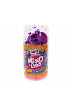Misiolina masa plastyczna 2x50g + 2 foremki