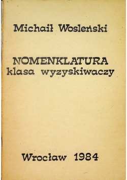 Nomenklatura