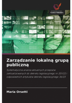 Zarządzanie lokalną grupą publiczną